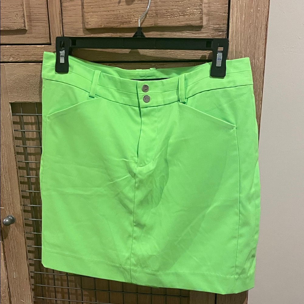 Vibrant Green Women's Skort